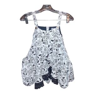 Pom Pom Floral Dress UK Size 118 Girl's Size 6-7